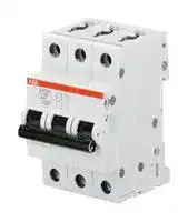 2CDS273001R0277: Thermal Magnetic Circuit Breaker, MCB, 3P, 25 kA, 230 V, 2 A