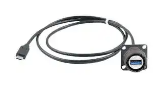 32242G-050: USB Cable, 24Pos/9Pos, Type C Plug to Type A Receptacle, 500 mm, 19.7 ", USB 3.0