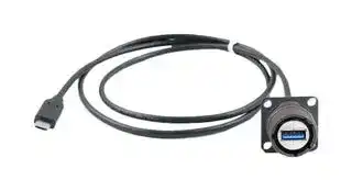 31930G-015: USB Cable, 24Pos/9Pos, Type C Plug to Type A Receptacle, 150 mm, 5.9 ", USB 3.0