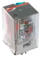 1SVR405621R1000: Power Relay, Interface, DPDT, 24 VDC, 10 A, CR-U Series, Socket, Non Latching