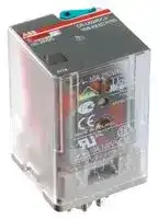 1SVR405622R1000: Power Relay, Interface, 3PDT, 24 VDC, 10 A, CR-U Series, Socket, Non Latching