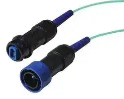 PXF4054CAA: Fiber Optic Cable, Multimode, 1Fibres, LC Duplex to LC Duplex, 50µm / 125µm, 5m