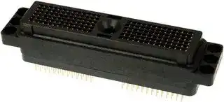 110536-1007: Connector, ITT Cannon DL, 156 Contacts, 2.54 mm, Receptacle, Wire Wrap, 6 Rows