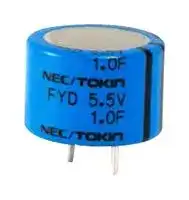 FYD0H145ZF: Supercapacitor, 1.4 F, 5.5 V, Radial Leaded, -20%, +80%, 7.62 mm, 1000 hours @ 70°C