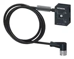 3RK1901-2NR22: M12 Feeder, AS-Interface, AS-I and Uaux, 2m Cable, with M12 Socket Angled IP67/IP68/IP69K, 4 A