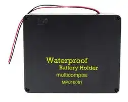 MP010061: Battery Holder, 3xD Size, 150mm, with Switch, Screw, IP65