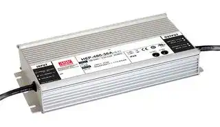 HEP-480-24A: AC/DC Enclosed Power Supply (PSU), ITE, 1 Outputs, 480 W, 24 VDC, 20 A
