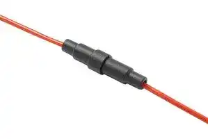 01500274LXN: Fuseholder, Cartridge In Line, 1 Fuse, 5 A, 350 VAC, 350 VDC, 5mm x 20mm, 2AG, Wire Leaded