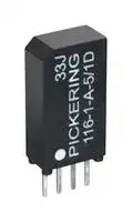 116-1-A-5/2D: Reed Relay, SPST-NO, 5 VDC, 116 Series, Through Hole, 500 ohm, 500 mA