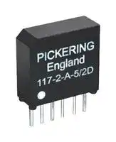117-2-A-5/2D: Reed Relay, DPST-NO, 5 VDC, 117 Series, Through Hole, 250 ohm, 500 mA