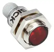 GRL18S-P2431: Photoelectric Sensor, GR18S Series, Retro Reflective, Dual Lens, 7.2 mm, PNP, 10 to 30 Vdc