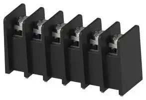 1546734-6: PCB Mount Barrier Terminal Block, 8.26 mm, 1 Row, 6 Ways, 22 AWG, 12 AWG, 20 A