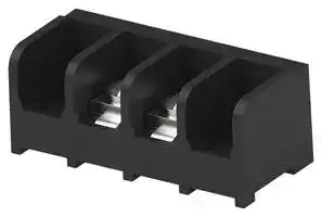 2-1546158-7: PCB Mount Barrier Terminal Block, 9.53 mm, 1 Row, 2 Ways, 22 AWG, 12 AWG, 25 A