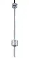 SSF67A25B175: Float Switch, SSF67 Series, Dual Switch Point, SPST, Stainless Steel, 25 VA, 202 mm Travel