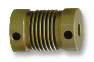 8.0000.1202.0606: Encoder Coupling, Bellows Type, 15 mm Diameter, 6 mm Bore Diameter, 12000
