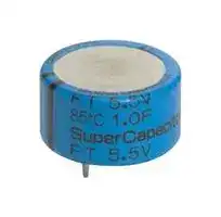 USCFT00H335Z00: Supercapacitor, 3.3 F, 5.5 V, Radial Leaded, -20%, +80%, 15 mm, 1000 hours @ 85°C