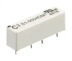 S1-2404: Reed Relay, SPST-NO, 24 VDC, S1 Series, Through Hole, 1 kohm, 1 A