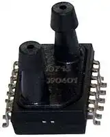 NPA-100B-005G: Pressure Sensor, 5 psi, Voltage, Gauge, Barbed, 1 mA