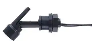 LLF73Y100RN: Float Switch, LLF70 Series, Horizontal, External Fitting, Nylon, 25 VA, 1 m PVC Leads