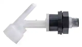 LLF74HNP: Float Switch, LLF70 Series, Horizontal, External Fitting, Polypropylene, 100 VA, M12 Connector