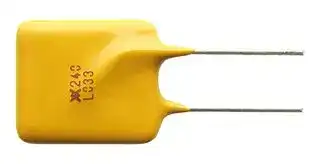 F27075-000: Resettable Fuse, PPTC, PolySwitch Series, 240 V, 250 mA, 560 mA, 18.5 s, Rectangular