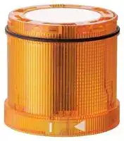 64731075: Signal Indicator, Blinking/Continuous/TwinLight, Yellow, 24 V, 70 mm x 66 mm, KombiSIGN 72 Series