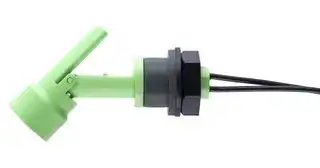 LLF77H100GV: Float Switch, LLF70 Series, Horizontal, External Fitting, PVDF, 25 VA, 1 m PTFE Leads