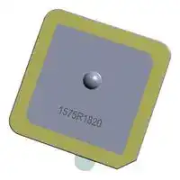 APAE1575R1820ABDC1-T: Antenna, Patch, 1.574397 GHz to 1.576443 GHz, 3.3 dBi, Right Hand Circular