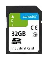 SFSD032GL1AS1TO-E-NG-231-STD: Flash Memory Card, SLC, SDHC Card, 32 GB