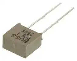 BK/PCB-1-R: FUSE, PCB, 1A, 450V, FAST ACTING
