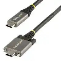 USB31CCSLKV1M: USB Cable, 3ft/1m Side Screw Locking USB C Cable 10Gbps, Type-C, 100W (5A), Dual Screw