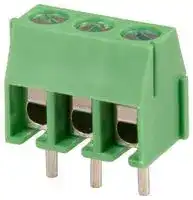 CTBP3051/3: Wire-To-Board Terminal Block, Commercial, 3.5 mm, 3 Ways, 24 AWG, 18 AWG, 1 mm², Screw