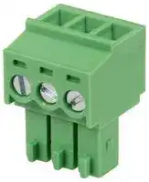 CTBP92HD/3: Pluggable Terminal Block, 3.5 mm, 3 Ways, 28 AWG, 16 AWG, 1 mm², Clamp