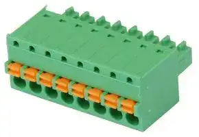 20.1551M/8-E: Pluggable Terminal Block, 3.5 mm, 8 Ways, 28 AWG, 16 AWG, 1.5 mm², Push In