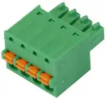 21.1551M/4-E: Pluggable Terminal Block, 3.81 mm, 4 Ways, 28 AWG, 16 AWG, 1.5 mm², Push In