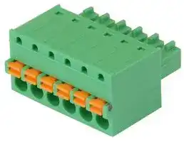 21.1551M/6-E: Pluggable Terminal Block, 3.81 mm, 6 Ways, 28 AWG, 16 AWG, 1.5 mm², Push In