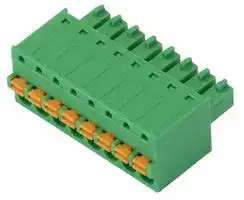 21.1551M/8-E: Pluggable Terminal Block, 3.81 mm, 8 Ways, 28 AWG, 16 AWG, 1.5 mm², Push In