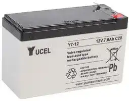 Y7-12: BATTERY,LEAD ACID,7AH,12V