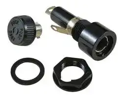 BK/HKP-CC-R: FUSE HOLDER, 6.3 X 32MM, PANEL MOUNT