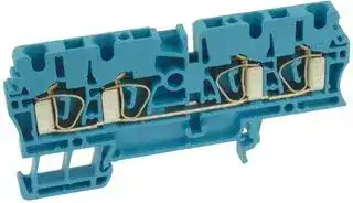1608580000: TERMINAL BLOCK, DIN RAIL, 4 POSITION, 30-12AWG