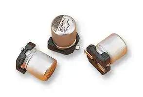 222215373479: CAPACITOR ALUM ELEC, 47UF, 6.3V, 20%, SMD