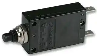 2-5700-IG1-P10-DD-000040 10A: Thermal Circuit Breaker, 2-5700 Series, 10 A, 1 Pole, 28 V, 250 V, Panel