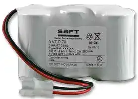 MFN7477: Rechargeable Battery, Single Cell, 3.6 V, Nickel Cadmium, 4.2 Ah, 3 x D, Wire Leads, 1