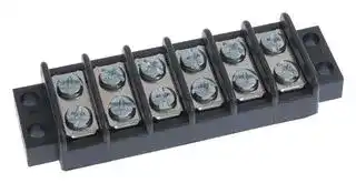 38780-0106: TERMINAL BLOCK, BARRIER, 6POS, 14AWG