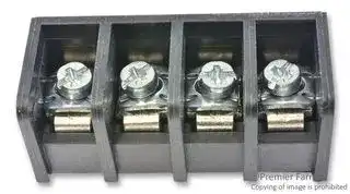 38660-8804: TERMINAL BLOCK, BARRIER, 4POS, 8AWG