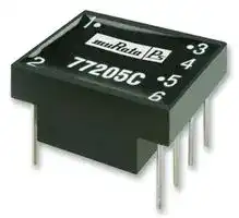 77204C: Pulse Transformer, PCB, 1:1, 4 mH, 0.86 ohm, 240 Vµs, 2.5 kV, 77204C Series