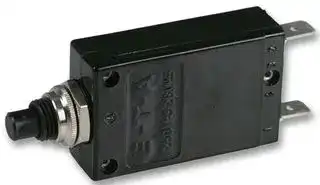 2-5700-IG1-P10-DD-000040 25A: Thermal Circuit Breaker, 2-5700 Series, 25 A, 1 Pole, 28 V, 250 V, Panel