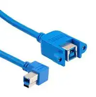 U3A00103-2M: USB CABLE, 3.0 B PLUG-B RCPT, 6.6FT