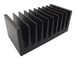 SK 92 50 SA: Heat Sink, Standard Extruded, Black Anodized, 1.9 °C/W, 100 mm, 40 mm, 50 mm
