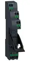 RGZE05P: RELAY SOCKET, 5PIN, 250V, DIN RAIL